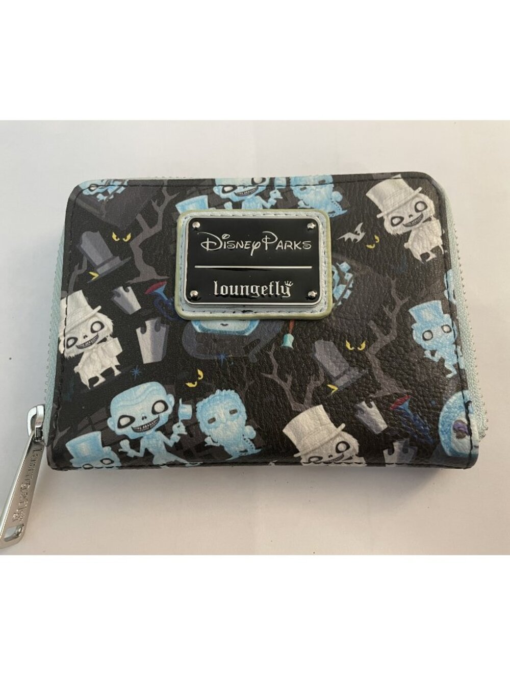 Disney Parks Loungefly Pop Haunted Mansion Hitchhiking Ghosts Zipper Wallet